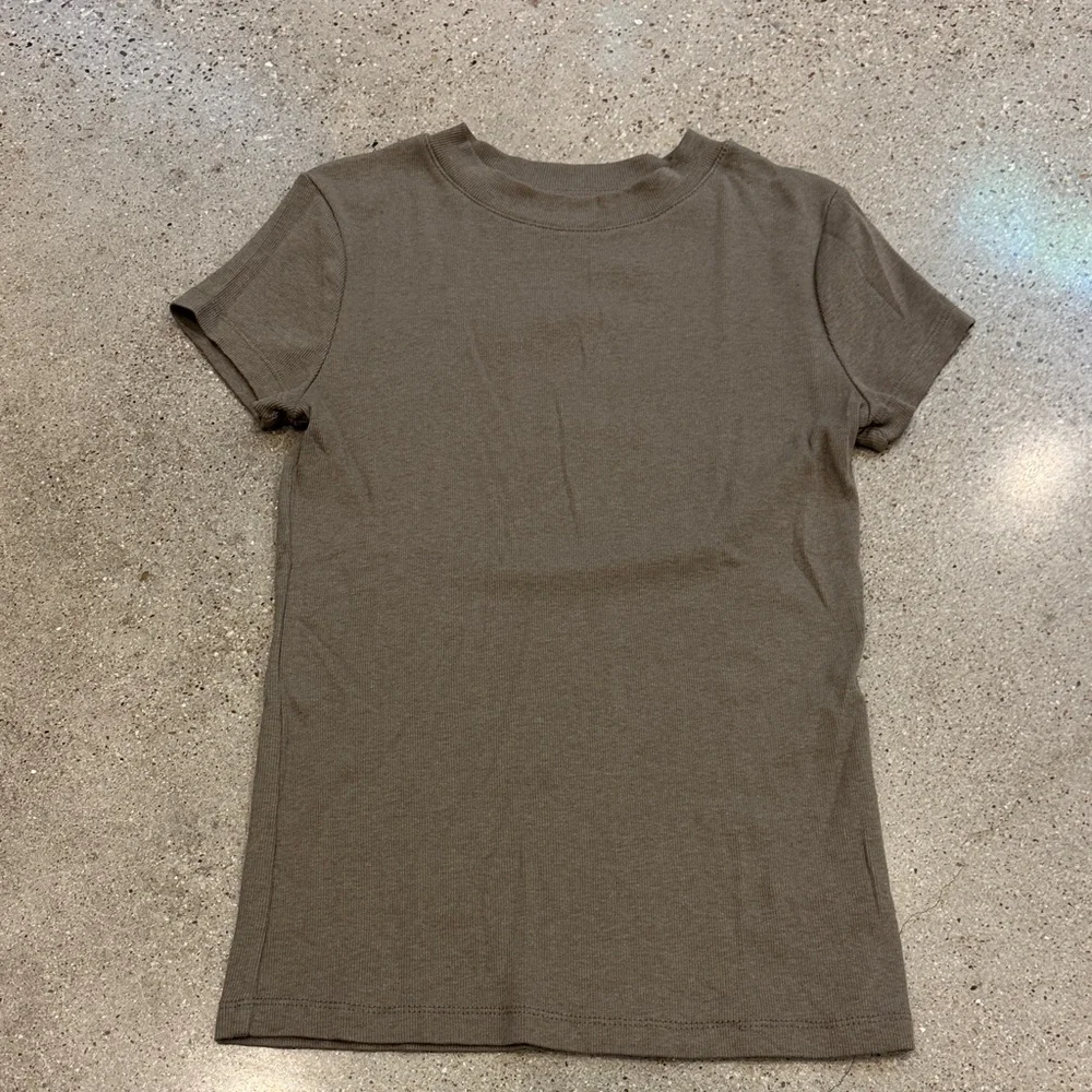 a new day Short Sleeve Tees - Teal and Brown - Picture 3 of 6